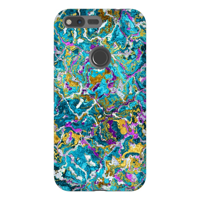 Pixel XL StrongFit Abstract Art by Art Design Works