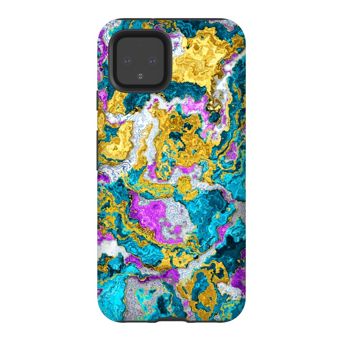 Pixel 4 StrongFit Abstract Art I by Art Design Works