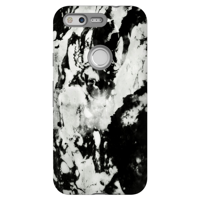 Pixel StrongFit White black marble by Jms