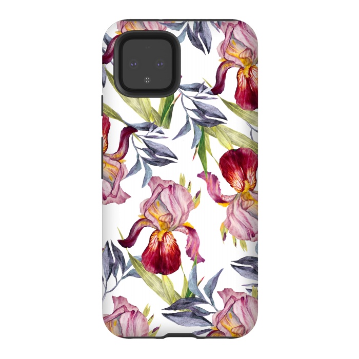Pixel 4 StrongFit Born in Flowers by Creativeaxle