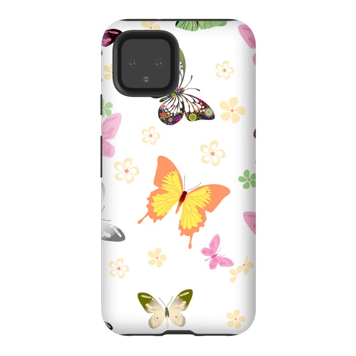 Pixel 4 StrongFit Butterflies (colorful butterflies) 3 by Bledi