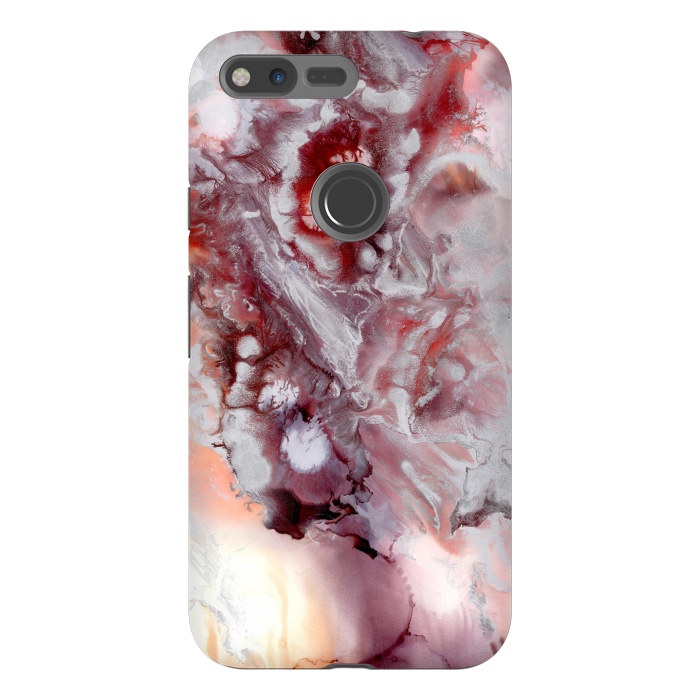 Pixel XL StrongFit Alcohol Ink Fire   by Tigatiga