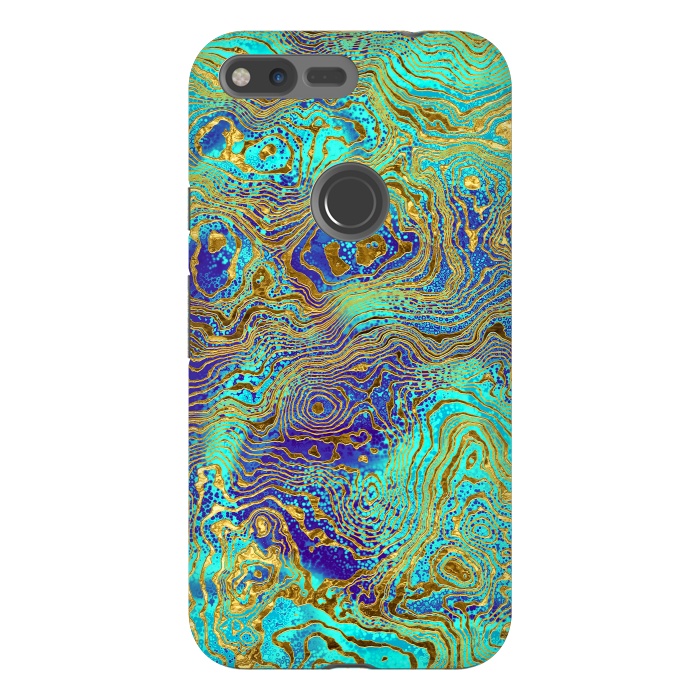 Pixel XL StrongFit Abstract Marble II by Art Design Works