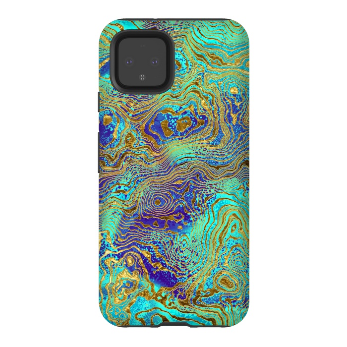 Pixel 4 StrongFit Abstract Marble II by Art Design Works