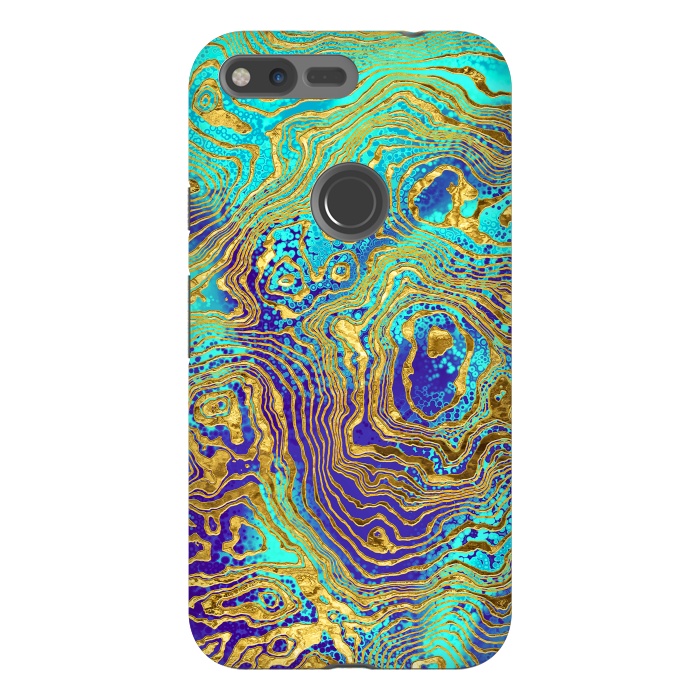 Pixel XL StrongFit Abstract Marble IV by Art Design Works