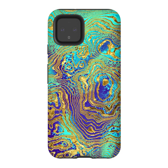 Pixel 4 StrongFit Abstract Marble IV by Art Design Works