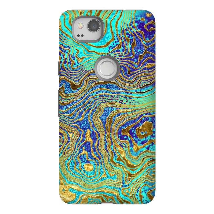 Pixel 2 StrongFit Abstract Marble III by Art Design Works