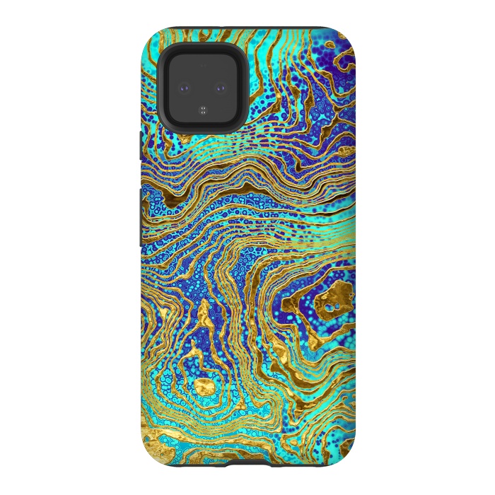 Pixel 4 StrongFit Abstract Marble III by Art Design Works