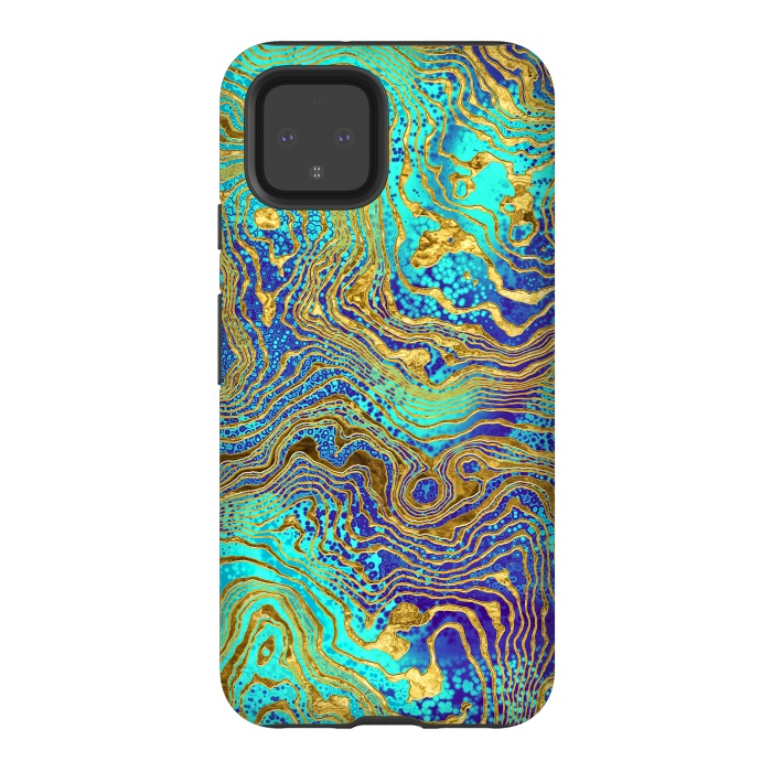 Pixel 4 StrongFit Abstract Marble V by Art Design Works