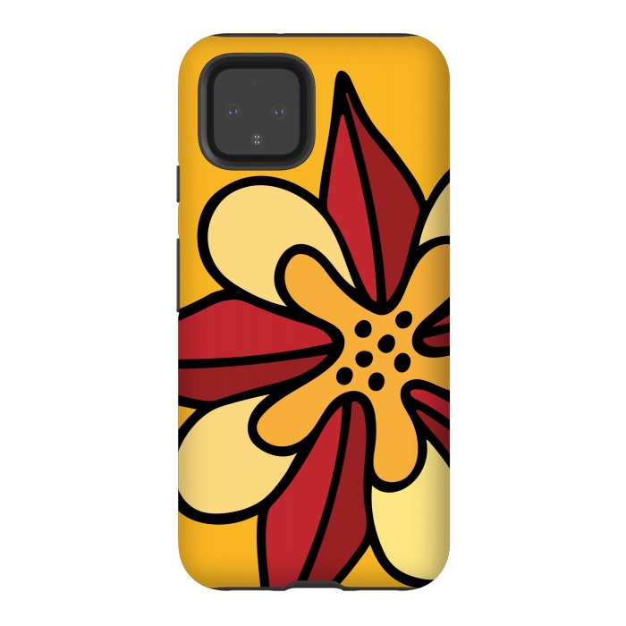 Pixel 4 StrongFit Aquilegia by Majoih
