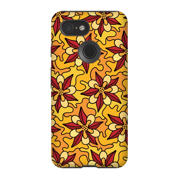Pixel 3 StrongFit Aquilegia Pattern by Majoih