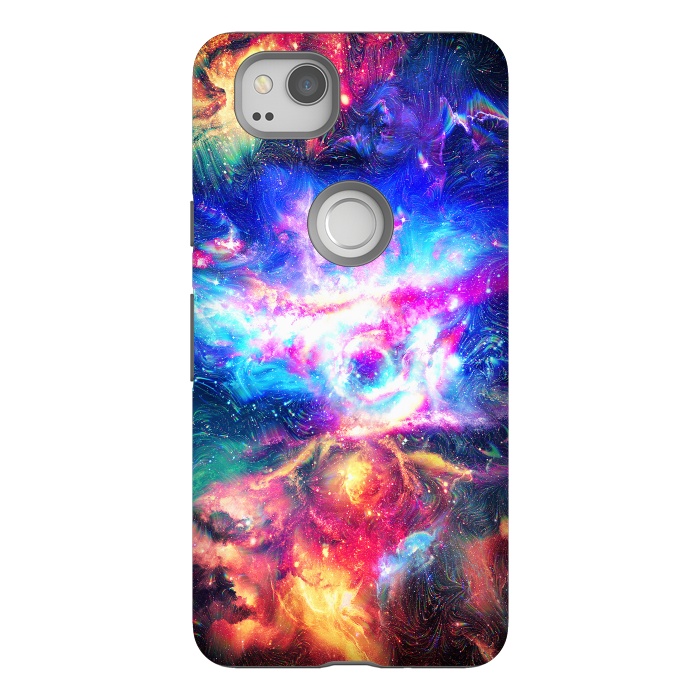 Pixel 2 StrongFit Colorful Galaxy by Art Design Works