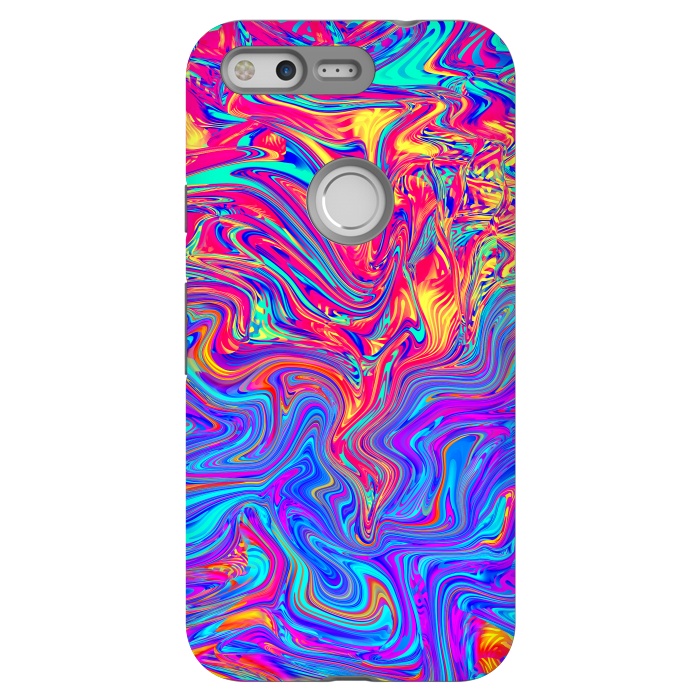 Pixel StrongFit Abstract Colorful Waves by Art Design Works