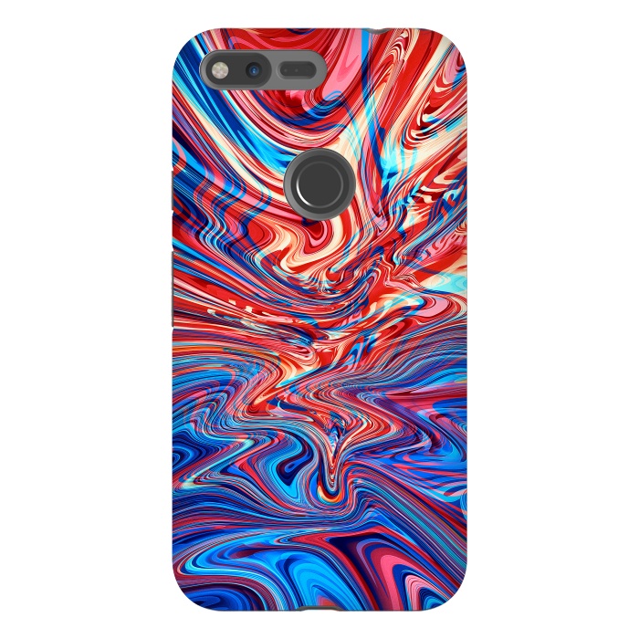 Pixel XL StrongFit Abstract Waves by Art Design Works