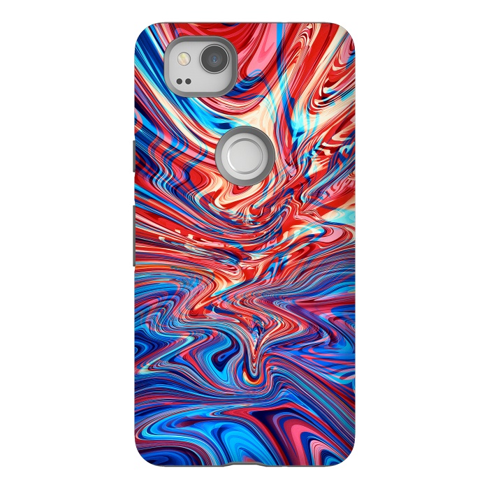 Pixel 2 StrongFit Abstract Waves by Art Design Works