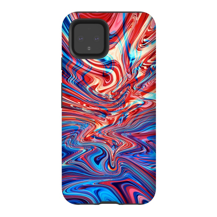 Pixel 4 StrongFit Abstract Waves by Art Design Works