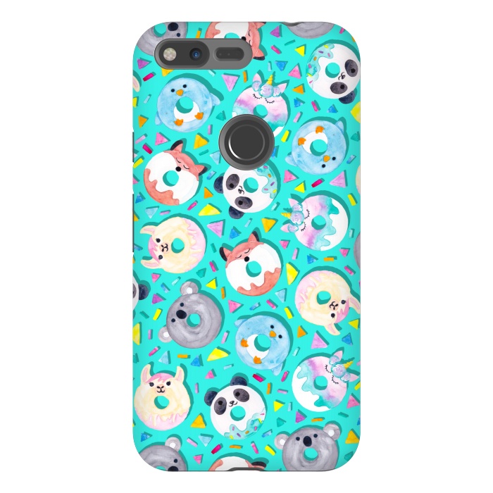 Pixel XL StrongFit Animal Donut Confetti by gingerlique