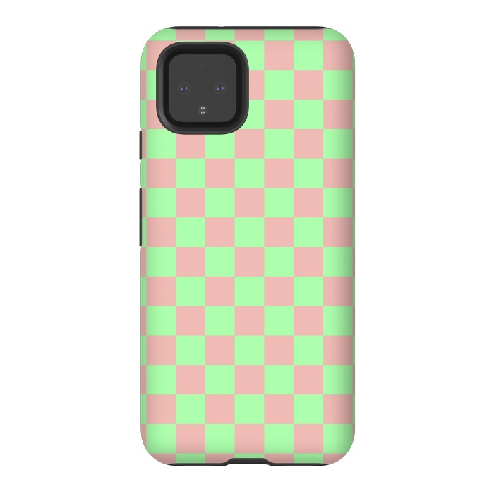 Pixel 4 StrongFit Checkered Pattern I by Art Design Works