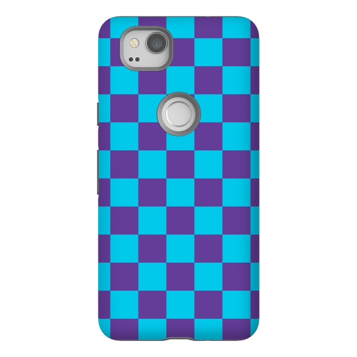 Pixel 2 StrongFit Checkered Pattern III by Art Design Works
