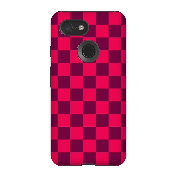 Pixel 3 StrongFit Checkered Pattern IV by Art Design Works