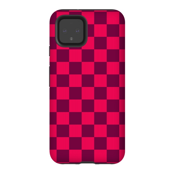 Pixel 4 StrongFit Checkered Pattern IV by Art Design Works