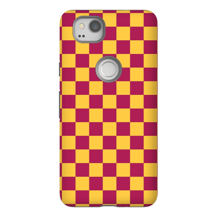 Pixel 2 StrongFit Checkered Pattern VII by Art Design Works
