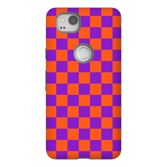 Pixel 2 StrongFit Checkered Pattern VIII by Art Design Works