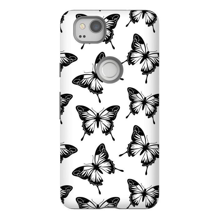 Pixel 2 StrongFit Elegant butterflies by Martina