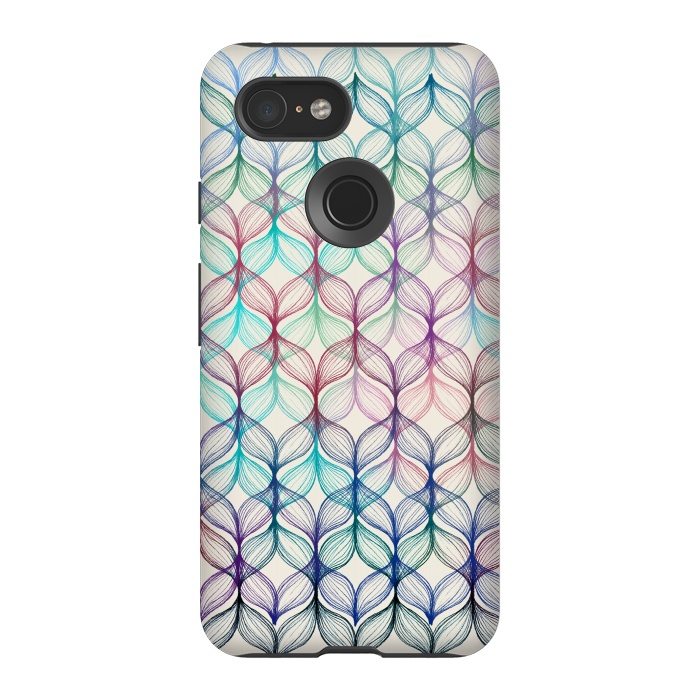 Pixel 3 StrongFit Mermaid's Braids - a colored pencil pattern by Micklyn Le Feuvre