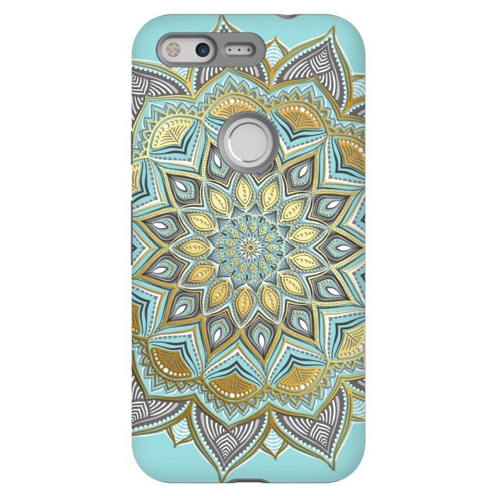 Pixel StrongFit Sunny Skies Gilded Lace Medallion by Micklyn Le Feuvre
