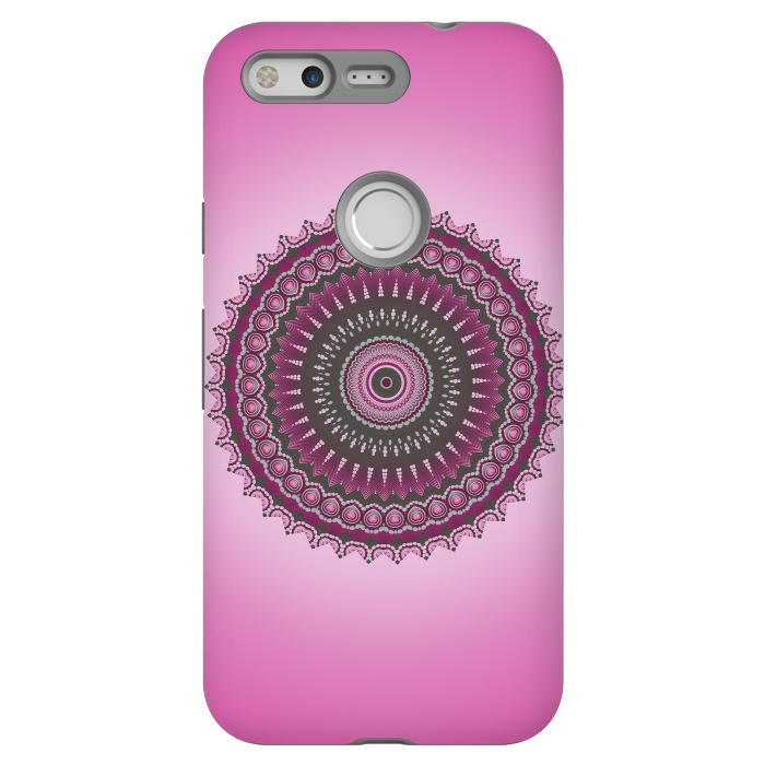 Pixel StrongFit Pink Mandala Ornament 2 by Andrea Haase