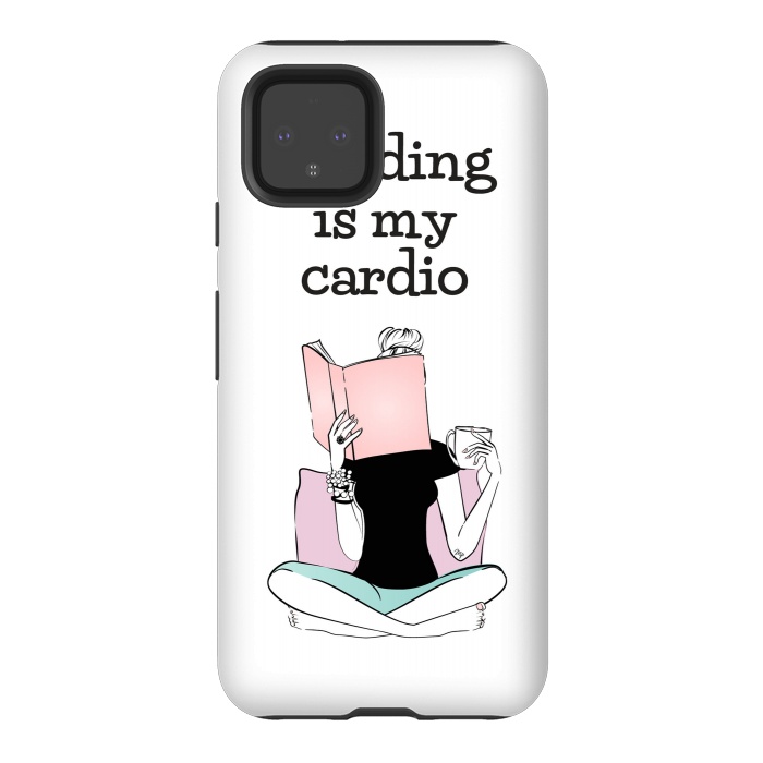 Pixel 4 StrongFit Reading is my cardio by Martina