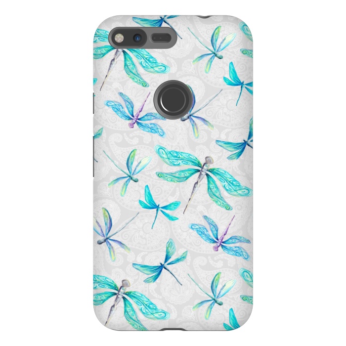 Pixel XL StrongFit Dragonfly Paisley by gingerlique