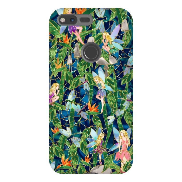 Pixel XL StrongFit Emerald Forest Fairies by gingerlique
