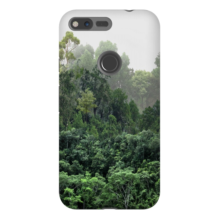Pixel XL StrongFit Tropical Foggy Forest by ''CVogiatzi.