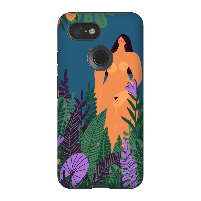 Pixel 3 StrongFit Eve - Nude Woman in Tropical Jungle by  Utart