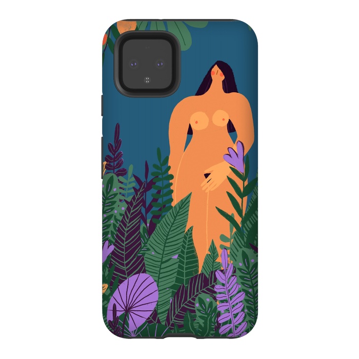 Pixel 4 StrongFit Eve - Nude Woman in Tropical Jungle by  Utart