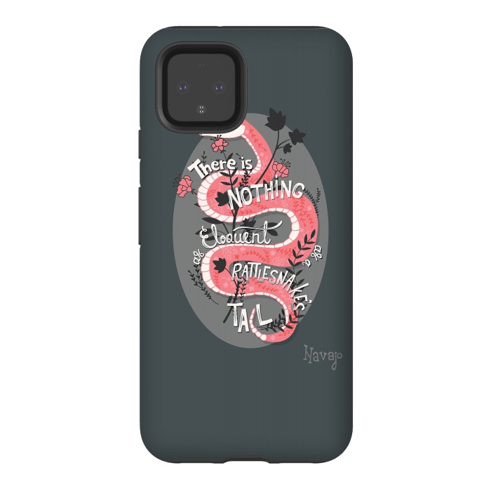 Pixel 4 StrongFit There is nothing as eloquent as a rattlesnake's tail by Jelena Obradovic