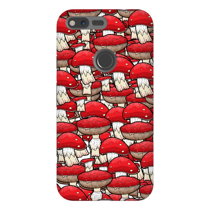Pixel XL StrongFit The red mushrooms by Steve Wade (Swade)