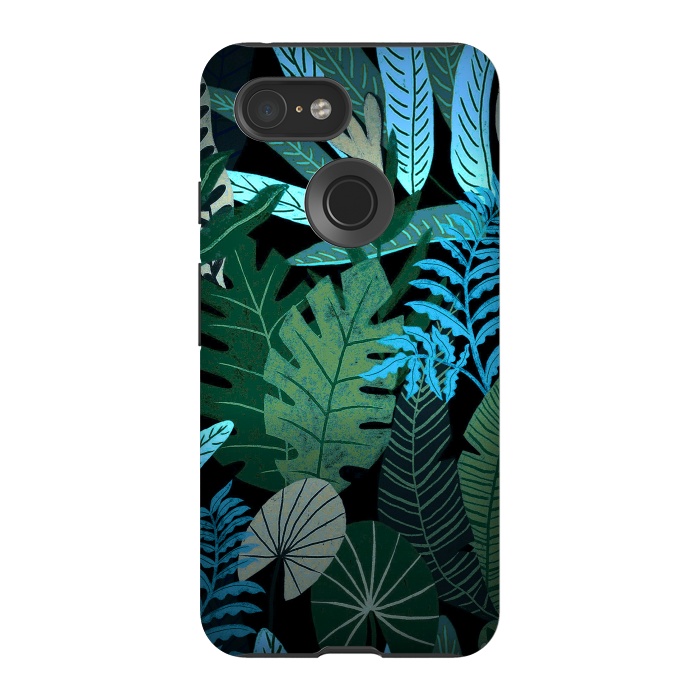Pixel 3 StrongFit Tropical Jungle at Night- Eve's Jungle by  Utart