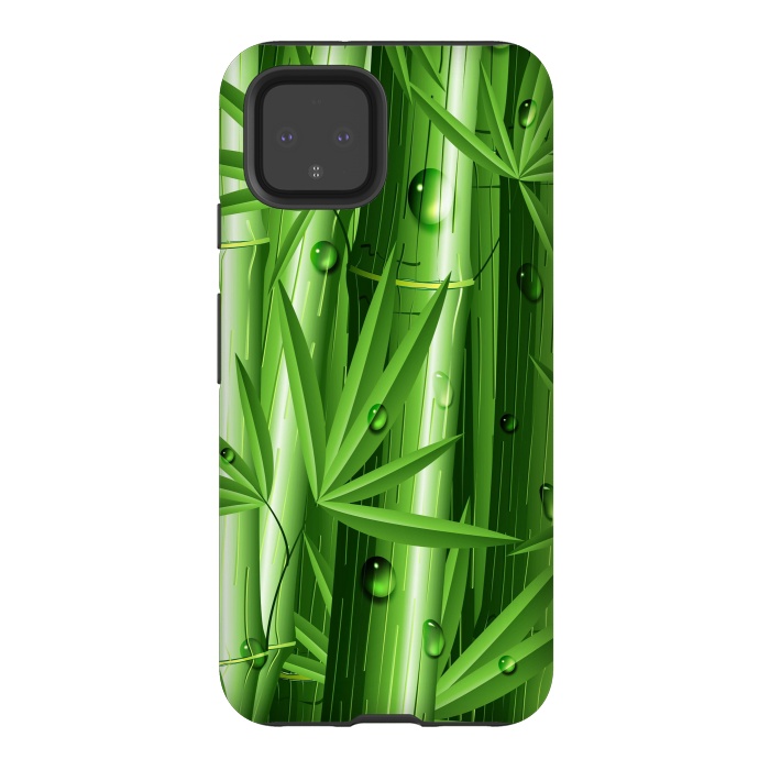 Pixel 4 StrongFit Bamboo Jungle Zen by BluedarkArt