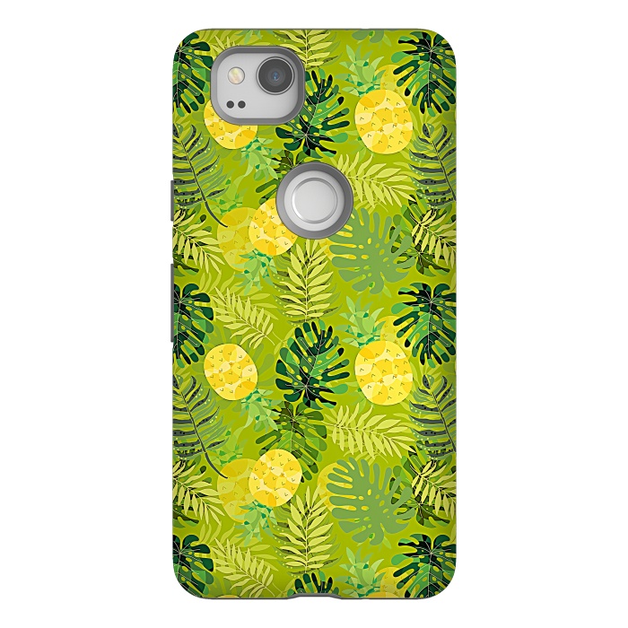 Pixel 2 StrongFit Eve's colorful pineapple garden Jungle by  Utart