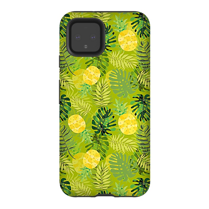 Pixel 4 StrongFit Eve's colorful pineapple garden Jungle by  Utart