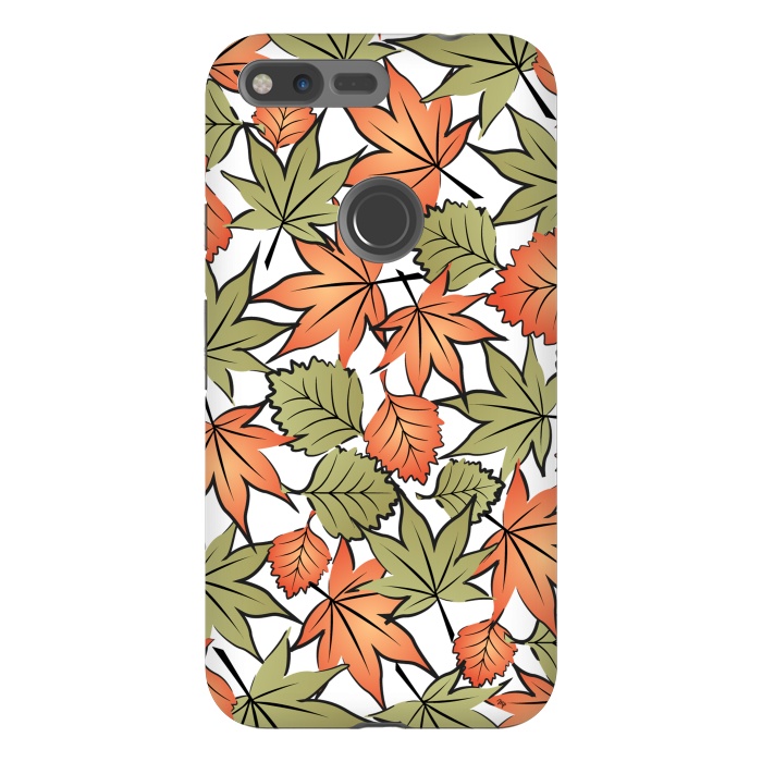 Pixel XL StrongFit Autumne leaves pattern by Martina