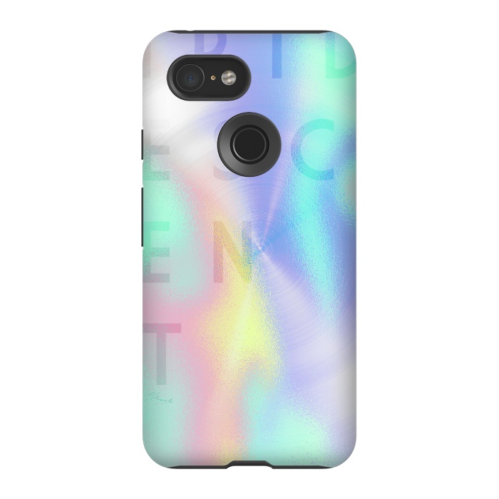 Pixel 3 StrongFit  Iridescent Holographic by Carlos Maciel