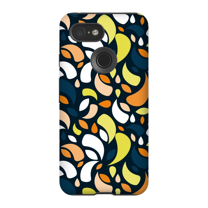 Pixel 3 StrongFit multicolored leaf shapes by TMSarts