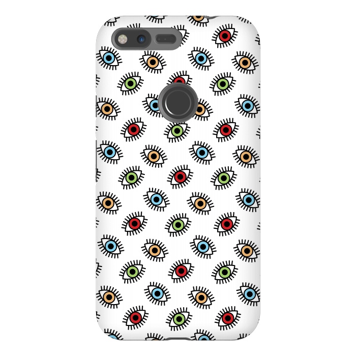Pixel XL StrongFit Eyes pattern by Laura Nagel