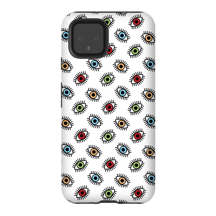 Pixel 4 StrongFit Eyes pattern by Laura Nagel