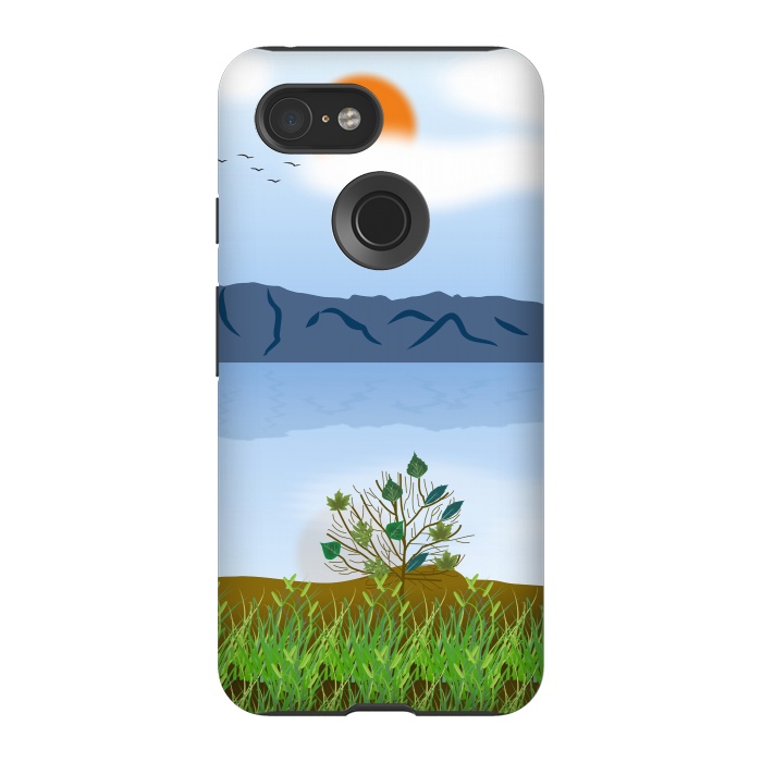 Pixel 3 StrongFit Morning Glory by Creativeaxle
