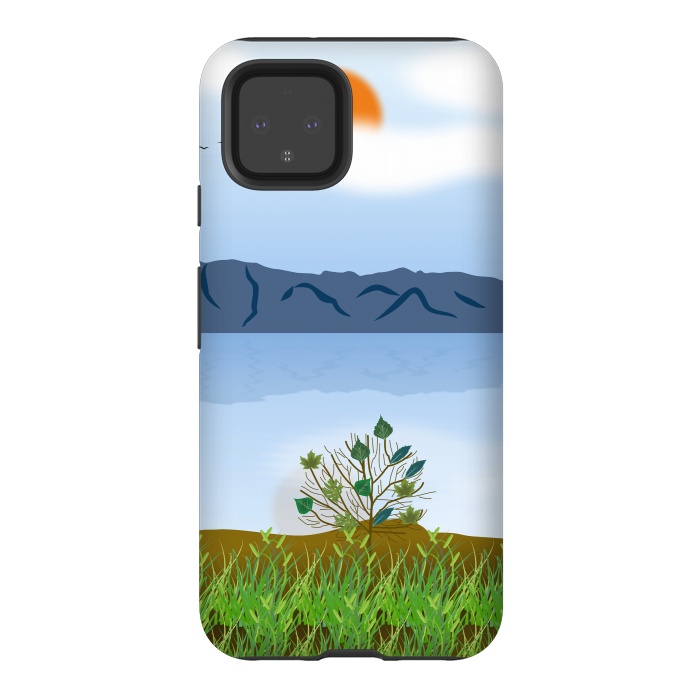 Pixel 4 StrongFit Morning Glory by Creativeaxle